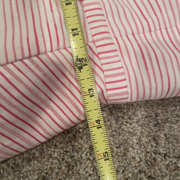 Vineyard Vines Flair Stripe Bow Strapless Dress size 2 Pink & White - Picture 9 of 9